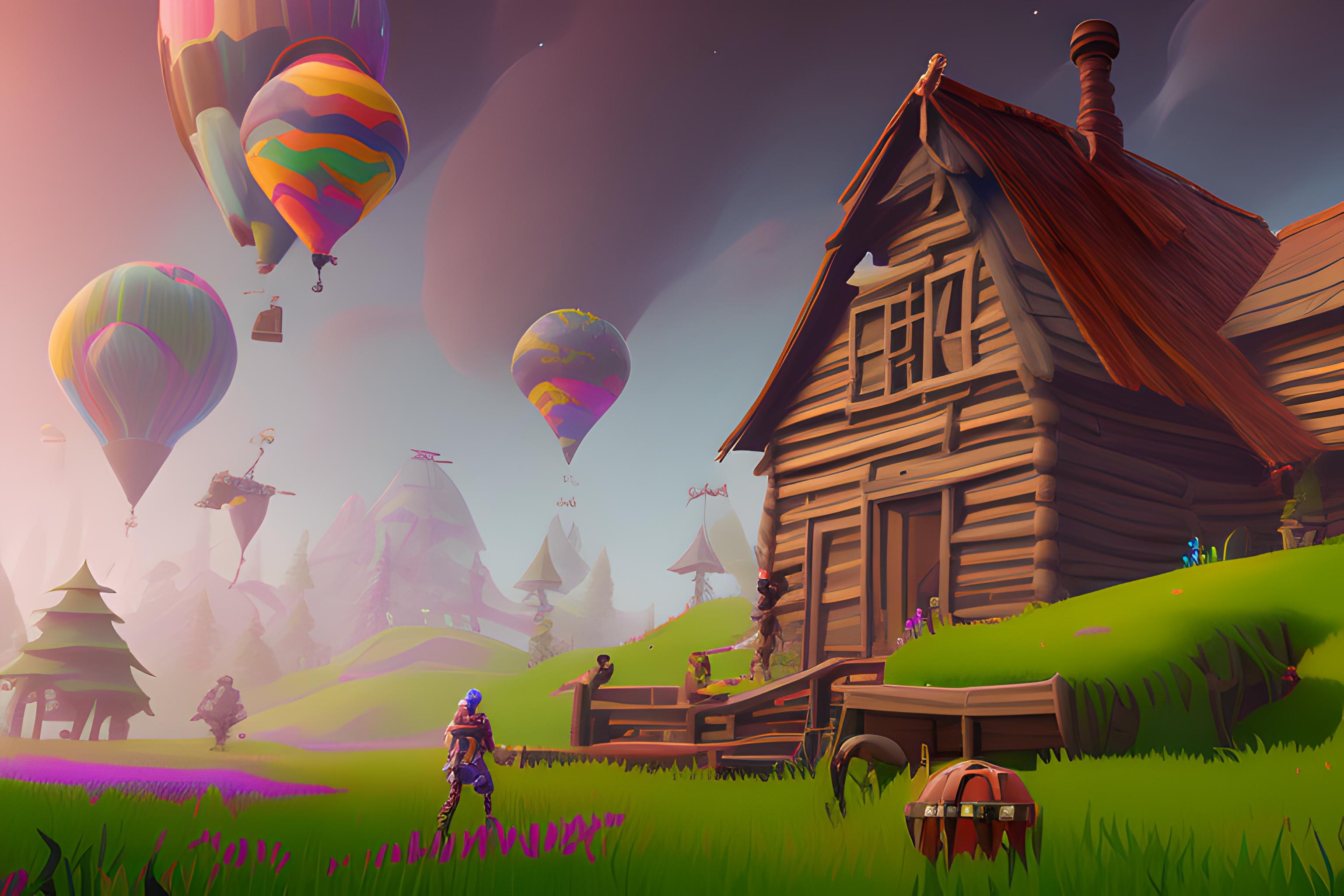 proszę o tapetę z ziemią na której są fioletowe chmury coś ala jak w fortnite tryb ratowanie swiata